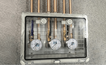 Панели отключения подачи медгазов на этаже